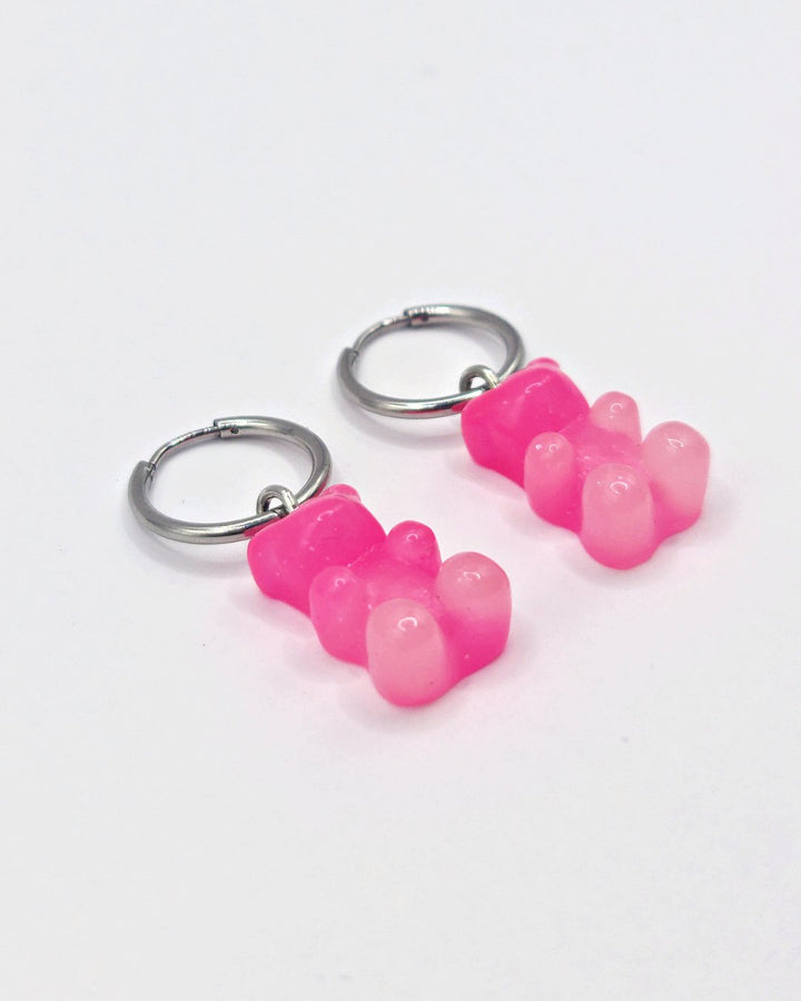 Earrings Pink Gummy Bears Felix NoEasy Stray Kids - Nikaneko